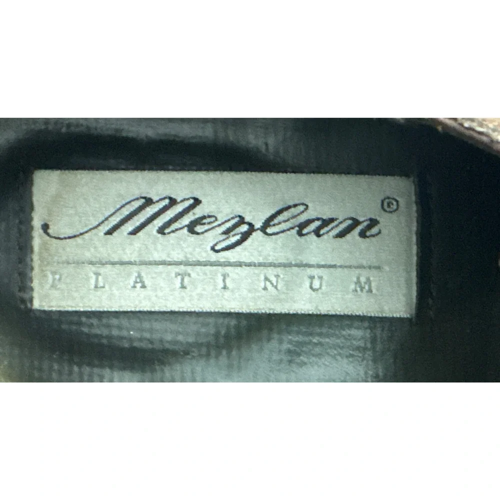 EUC Mezlan Platinum Genuine Lizard Brown Square‎ Toe Dress Shoe- Size 10M
